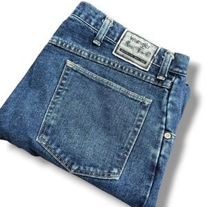 Wrangler Silver Edition Jeans Vintage Mens 38x32 Blue Denim Pants‎ Classic